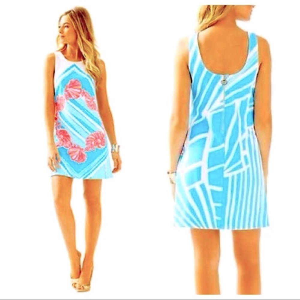 Lilly Pulitzer Callie shift For The Shell Of It XS